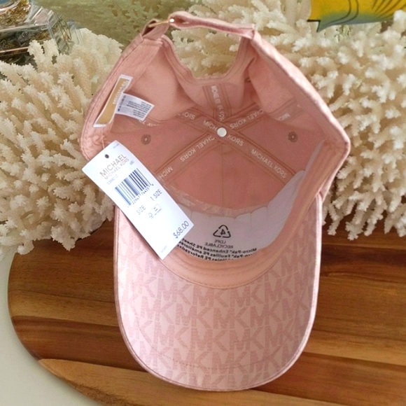 Michael kors 🩷NWT🩷 baseball cap blush pink 🩷 NEVER WORN! A++! - Picture 5 of 12